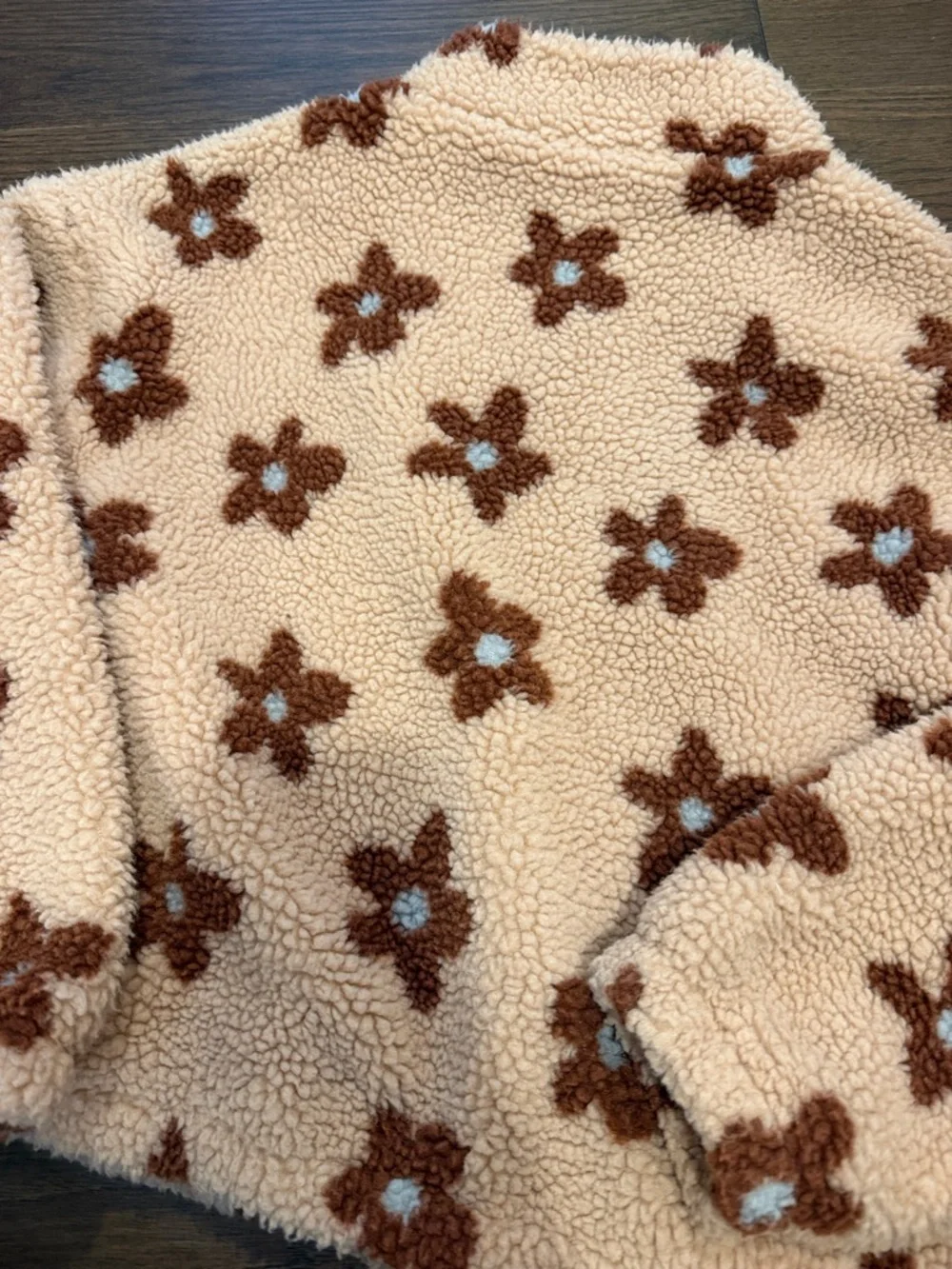 Rylee + Cru Coco Floral Fleece Jacket Size 10-12 Year - C11-177 - Picture 6 of 6